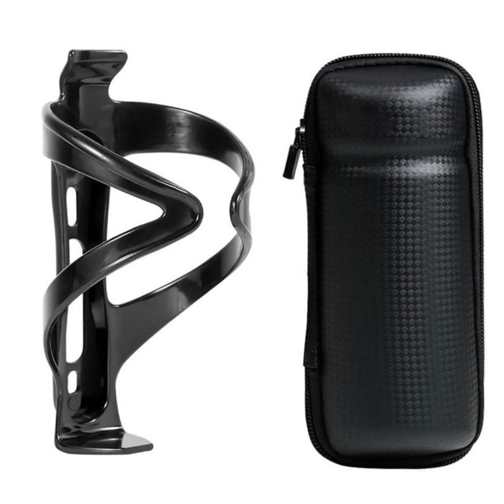Bike Water Bottle Holder Bike Bottle Case Waterproof Bike Hard Repair Tool Kit Bag with Mount Holder.