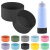 2 PCS Silicone Bottom for Ello Pop 32 OZ Water Bottle, Water Boot for Ello Pop,Avoid Scratches and Noise (Black, 22oz) view 1