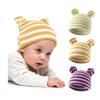 ZURLEFY Cotton Newborn Girl Hats for Unisex, Bear Ears Baby Boy Beanie Hat for Newborn, Infant, Toddler Cap (60-12) view 1