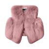 Little Girls' Faux Fur Vest Coat Jacket Outerwear Toddler Baby Girls Winter Waistcoat (Watermelon Red, 12-18 Months) view 1