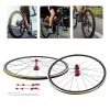 700C Road Bike Wheelset, Front & Rear Bicycle Wheel Set Ultra-Light Aluminium Alloy Front Rear Bike Wheels C/V Brake 7/8/9/10/11 Speed Cassette, Rims Height 30mm Bike Accessories view 2