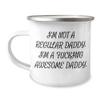 Daddy Camping Mug Quote Funny Gifts for Daddy Awesome Daddy Birthday Unique Gift from Family. view 1