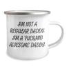 Daddy Camping Mug Quote Funny Gifts for Daddy Awesome Daddy Birthday Unique Gift from Family. view 2