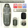 ATEPA Down Sleeping Bag for Adults, Promoter 850 700FP 20F 30F Down Mummy Cold Weather Single Wide XL Sleeping Bags with Compression Sack for Camping view 2