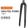 BUCKLOS QR 700c Carbon Fiber Rigid Tapered Road Bike Fork & Bike Fork Star Nut Setting Install Tool with Star Nuts & 11PCS Headset Spacer Bike 1-1/8 Fork Stem Carbon Fiber Washer - 20 15 10 5 3 2 view 2