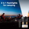 Camping Lantern Rechargeable, LED Flashlight Spotlight Lantern, Waterproof Lantern Flashlight for Hurricane Emergency, Hiking, Outdoor Patio and Garden Party Decoration view 4