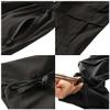 Kids Convertible Trousers Zip Off Pants Boys Girls Quick Dry Lightweight Water Repellent Outdoor Trousers Grey XS view 3