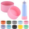 2 PCS Silicone Bottom for Ello Pop 32 OZ Water Bottle, Water Boot for Ello Pop,Avoid Scratches and Noise (Rose Red, 22oz) view 1