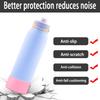 2 PCS Silicone Bottom for Ello Pop 32 OZ Water Bottle, Water Boot for Ello Pop,Avoid Scratches and Noise (Rose Red, 22oz) view 3