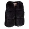 Winter Coats for Toddler Baby Girls Faux Fur Vest Winter Warm Coat Jacket Cute Thick Furry Kids Vest (Black, 24 Months) view 1
