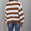 Striped Cardigan Sweaters for Women Lightweight Color Block Long Sleeve Button Down Knit Cardigan Fall 2024 Fashion Casual Loose Cute Y2K Sweater Outwear, C Black, Large view 2