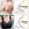 Zenchic Seamless Sexy Push Up Wireless Bra - Lysine Charm, Ice Silk Posture Correcting Bra Dark Blue 40C view 3