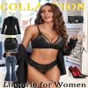 Avidlove Lingerie Set For Women Sexy Lingerie 2 Piece Lace Bra and Panty Sets Babydoll Outfits Black view 2