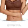 Zen Chic Posture Correction Bra - Seamless Sexy Push Up Wireless Bra - Ice Silk Coffee 36A view 3