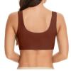 Zen Chic Posture Correction Bra - Seamless Sexy Push Up Wireless Bra - Ice Silk Coffee 36A view 4