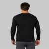 32 Degrees Heat Men's Lightweight Crew Baselayer Top | Form Fitting | Long Sleeve| 4-Way Stretch | Thermal, Black, XX-Large view 3