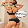6 pack Seamless Underwear for Women Sexy Low Rise Hipster Wave Edge No Show Bikini Panties Womens Cheeky S-XL view 3
