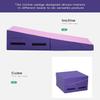 Folding Incline Gymnastics Mat for Tumbling, Folding Tumbling Mats Cheese Wedge Incline Mat with Non-Slip PU Leather Surface & Handles, Gym Fitness Tumbling Matts for Kids Girls Home Training Exercise view 3