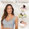 Zenchic Seamless Sexy Push Up Wireless Bra - Ice Silk Posture Correcting Bra in Pink, Size 44B view 4