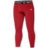 Boys' Compression Pants Youth Thermal Base Layer Fleece Tights Sports Basketball Leggings for Boys (Red,XL) view 1