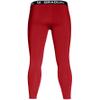 Boys' Compression Pants Youth Thermal Base Layer Fleece Tights Sports Basketball Leggings for Boys (Red,XL) view 4