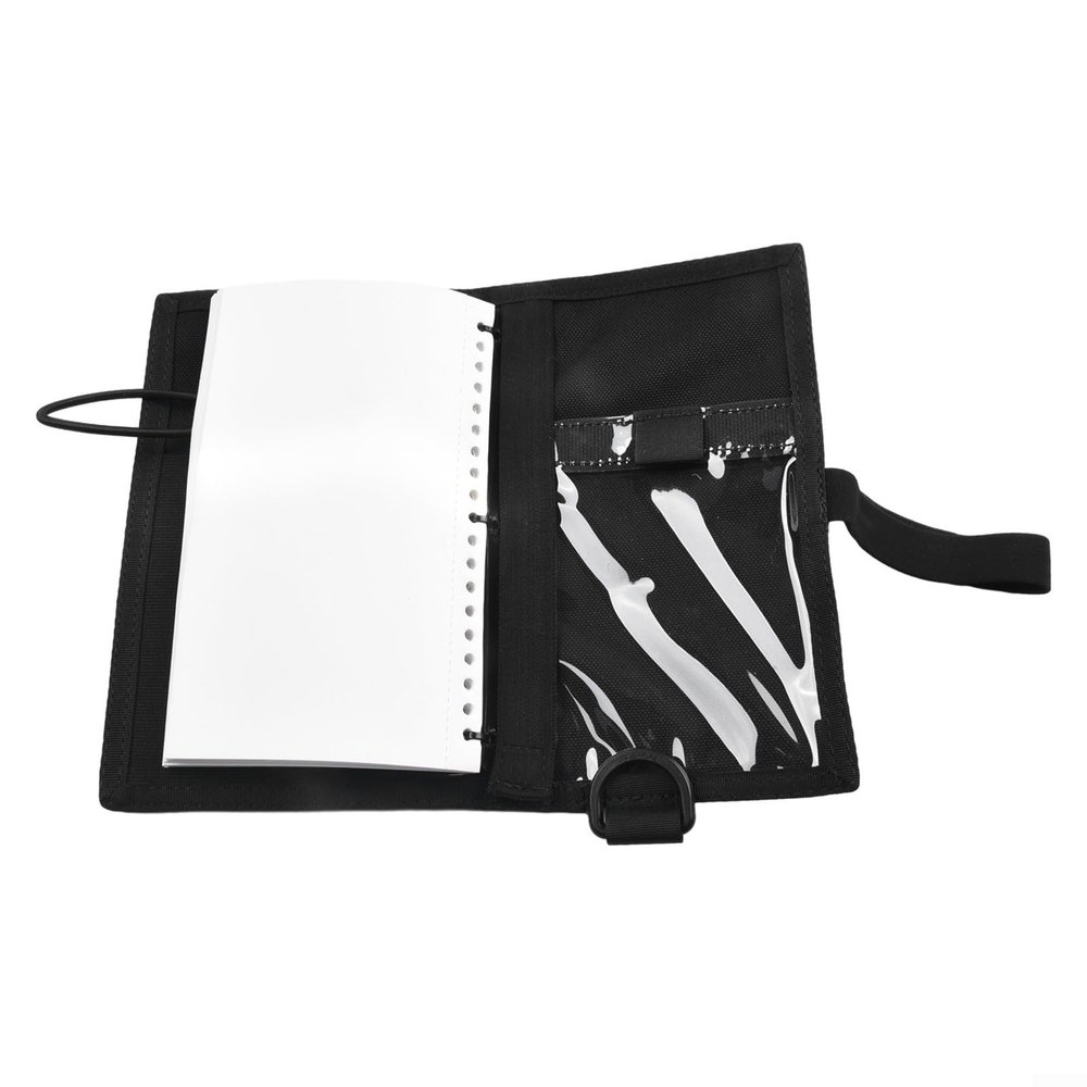 CookiBlend Underwater Scuba Diving Wet Notes Book 50 Page Write Paper Refill 2 Slates Bungee Lanyard Elastic Bookmark(Reflective)