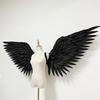 haolicedy Black Adult Angel Wings Large Adult Wings,Black Angel Wing Party Cosplay Costumes for Photo Props Party Birthday Festival Carnival Christmas Halloween Carnival Party view 2