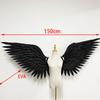 haolicedy Black Adult Angel Wings Large Adult Wings,Black Angel Wing Party Cosplay Costumes for Photo Props Party Birthday Festival Carnival Christmas Halloween Carnival Party view 3