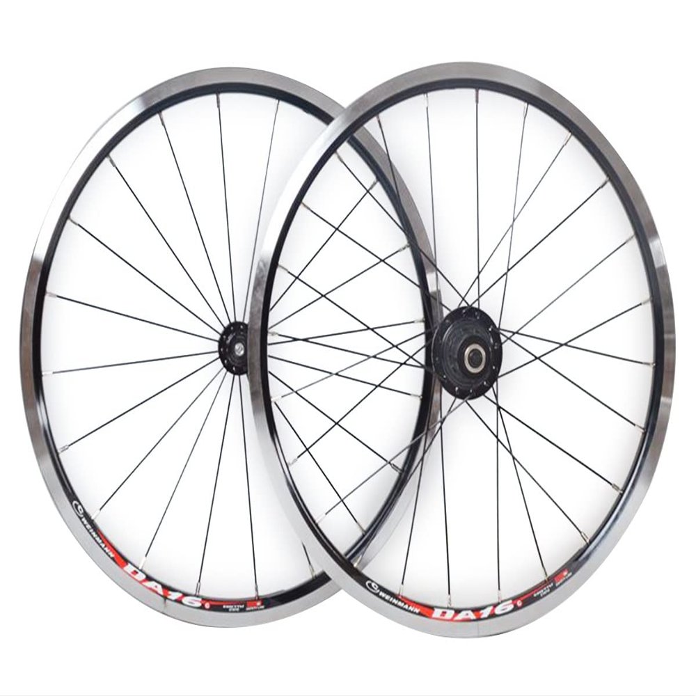 20inch Foldable Bicycles Wheelset 406/451 Bikes Wheels Rim V Brake Quick Release Wheel 20/24H Hub 74/130mm for 7/8/9/10/11 Speed Cassette 1442g