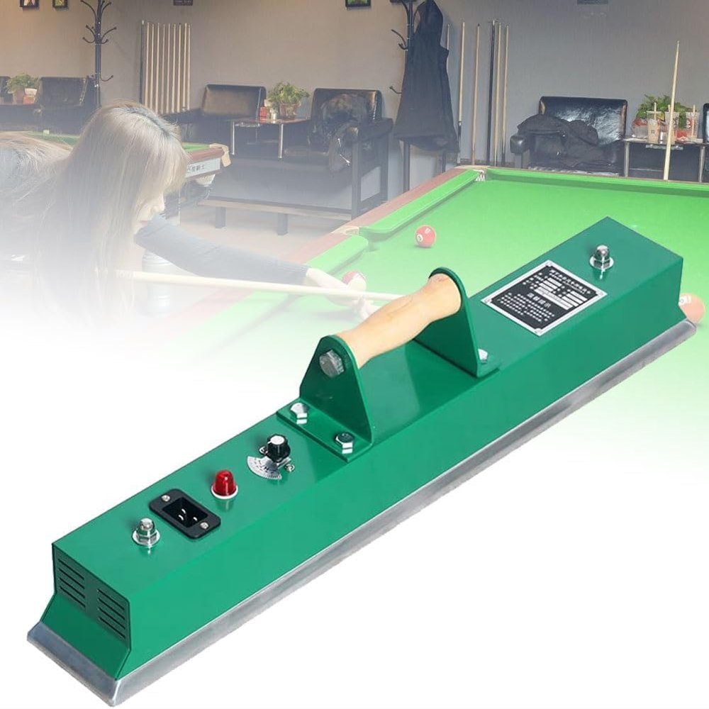670mm Billiards Table Cloth Iron, Billiards Pool Table And Rail Brush, Adjustable Temperature Snooker Table Iron,Thermostatic Pool Table Cloth Iron,Designed For Billiard Games Clubs,Playroom Room,Home