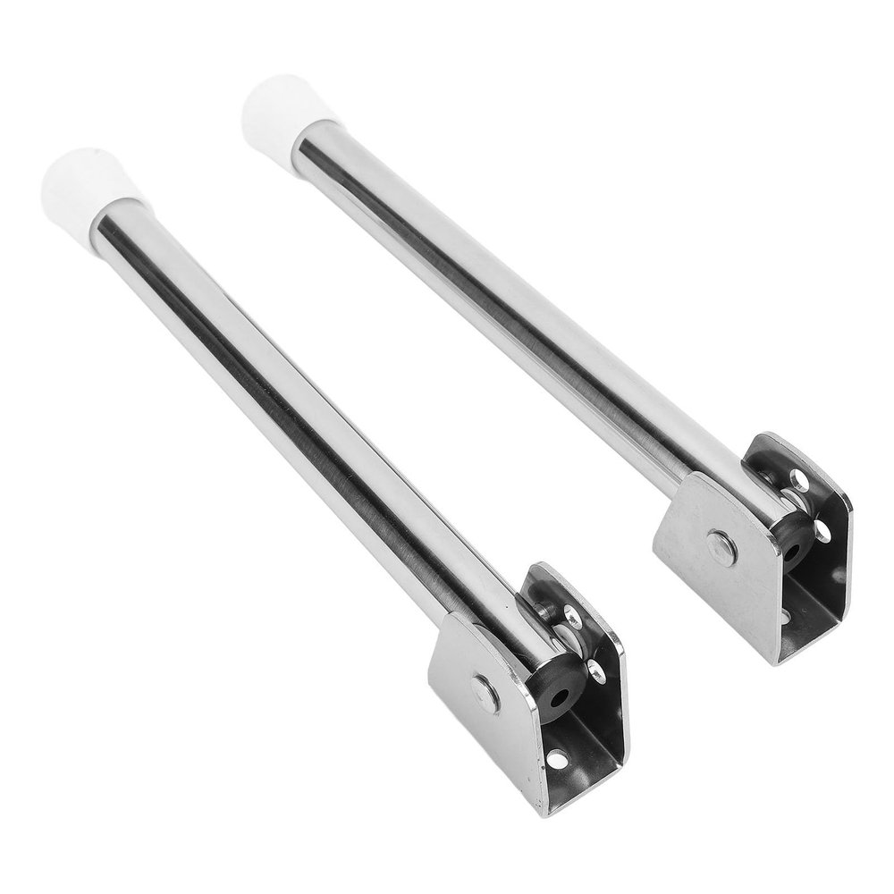 Boat Bench Seat Support Leg, 13inch Stainless Steel Swing Leg with White Rubber Tip for Sailboat Folding Seats, Pontoon Cushions, Bass Seats