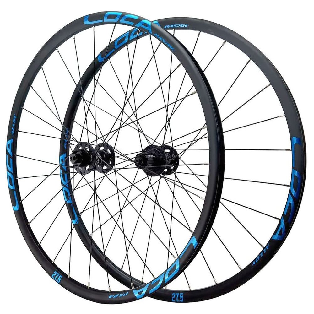 Road Bikes Wheelset 700c Double-Layer Aluminum Alloy Rim Centerlock Disc Brake Wheels Quick Release Hub 28 Holes for 7/8/9/11/12 Speed Cassette