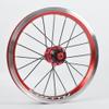 Bikes Wheelset 14/16 Inch Bicycles Wheels Double Layer Alloy Rim V Brake Quick Release Wheel Single Speed 9T Hub 20 Holes for Retrofit E-Bikes view 3