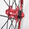 Bikes Wheelset 14/16 Inch Bicycles Wheels Double Layer Alloy Rim V Brake Quick Release Wheel Single Speed 9T Hub 20 Holes for Retrofit E-Bikes view 4