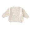 Bestgift Children's Solid Color Sweater Fall and Winter Pullover Knit Sweater Tops White 2 Large view 1
