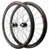 700c Road Bikes Wheelset Carbon Rim 29" 40/55mm Disc Brake C/V Brake Quick Release Bicycles Wheels 1760g 20/24 Hole Hub for 7/8/9/10/11/12 Speed Cassette view 1