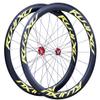 700c Road Bikes Wheelset Carbon Rim 29" 38/50mm C/V Brake Quick Release Bicycles Wheels 1556g 20/24 Hole Hub for 7/8/9/10/11 Speed Cassette view 1