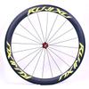 700c Road Bikes Wheelset Carbon Rim 29" 38/50mm C/V Brake Quick Release Bicycles Wheels 1556g 20/24 Hole Hub for 7/8/9/10/11 Speed Cassette view 4