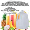 (6 PACK) 128 Oz Empty Plastic Gallon Juice Bottles with Tamper Evident ORANGE Caps - Smoothie Bottles - Ideal for Juices, Milk, Smoothies, Picnic's and Even Meal Prep - Made in USA view 2