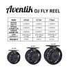 Aventik DJ Fly Reel 3/5 5/7 7/9 Super Large Arbor Fly Fishing Reel Fresh Water and Salt Water Aluminum Fly Reel Three Colors to Choose (Black 5/7) view 4