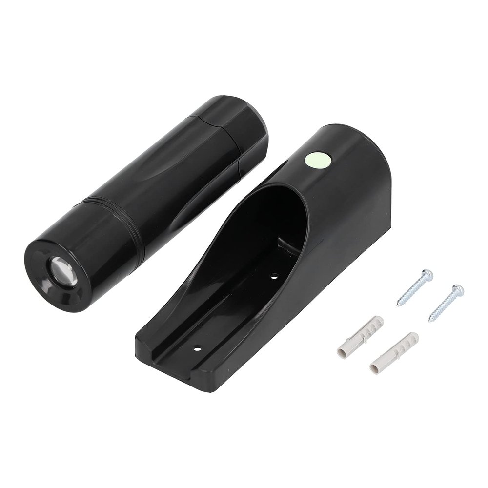Gsycle LED Wall Mounted Flashlight, Low Energy Consumption Small Portable Emergency Light Flashlight Wall Mount Holder for Hotel Outdoor