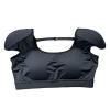 Women Elastic Soft Underwear Lingerie Tops 2 in 1 Built-in Shoulder Pad Ladies Padded Tank Top Shirt(Black,X-Large) view 1