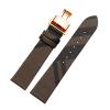 HUOJUA Plaid Pattern Leather+PU Strap 12 14 16 18 20 22mm Black Brown Bracelet Compatible With BU19384 Men And Women Watch Chain(Brown rose gold B,20mm) view 1