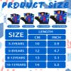Boao 3 Pairs Kids Half Finger Bike Gloves,Dinosaur,8-12 Years view 3