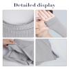Avrigirl Knitted Crop Grey Dance Sweater for Girls, Ballet Skirts with Shorts Cover up for Leotards view 3
