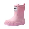 IWIHMIV Girls Rain Boots Rainboots for Toddlers Girls Toddler Rain Boots Kids Rain Boots Waterproof Rubber Boots for Girls And BoysPink-2,12.5 view 1