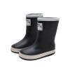 IWIHMIV Girls Rain Boots Rainboots for Toddlers Girls Toddler Rain Boots Kids Rain Boots Waterproof Rubber Boots for Girls And BoysBlack-3,10 view 1