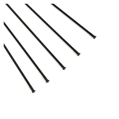 QUYNAGER 36pcs/lot Round 14G Gauge 2.0mm for Bicycle Spokes Straight Pull Stainless Steel Strong Black for Bicycle Parts(292mm)