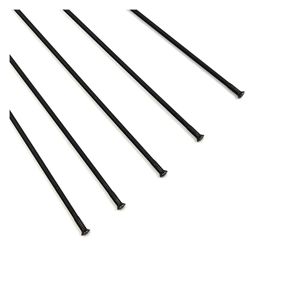 QUYNAGER 36pcs/lot Round 14G Gauge 2.0mm for Bicycle Spokes Straight Pull Stainless Steel Strong Black for Bicycle Parts(292mm)