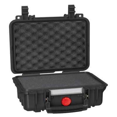 RED2712.B RED by EXPLORER Compact Hard Pistol Case, Waterproof Case, 4.7" deep, Black, Made in Italy